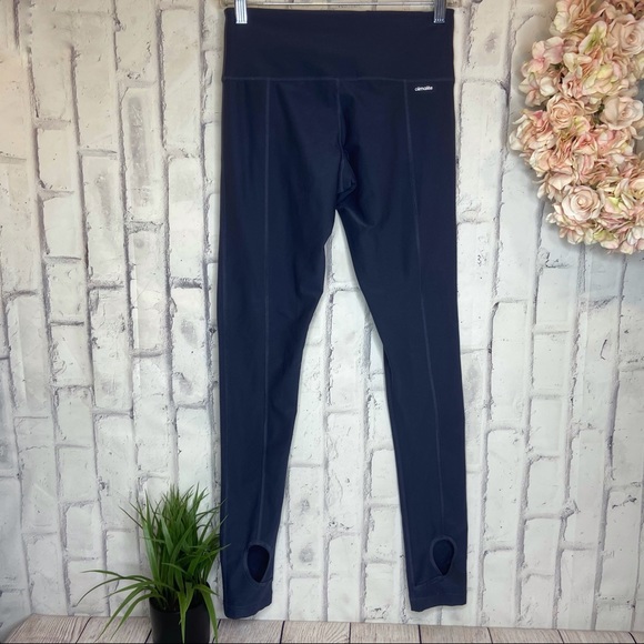 Adidas blue high waist skinny eyelet ankle legging - Picture 2 of 11